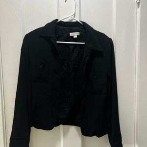 Ann Taylor Women's Black Blazer with Pockets — AS-IS (see description)